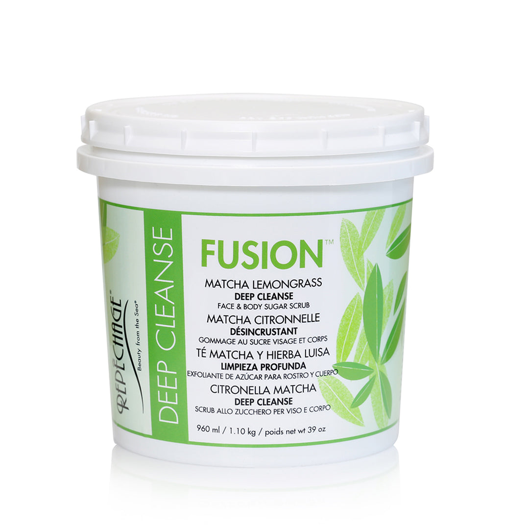 Fusion™ Matcha Lemongrass Face & Body Sugar Scrub (Pro size) (ON SALE)